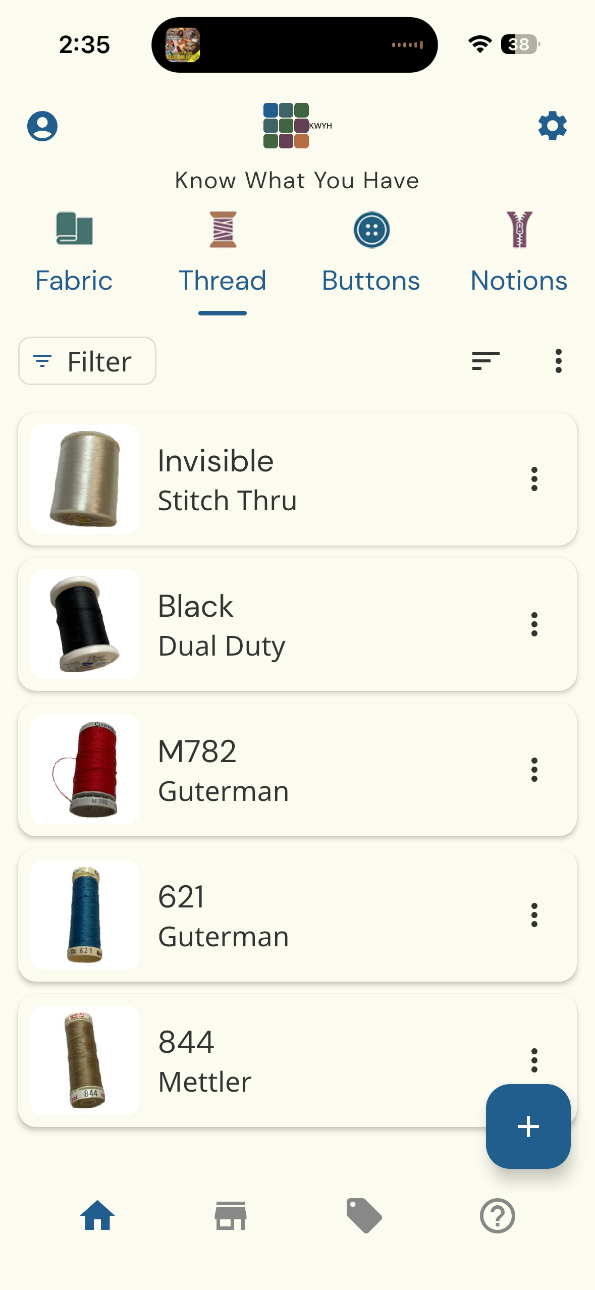fabric screenshot