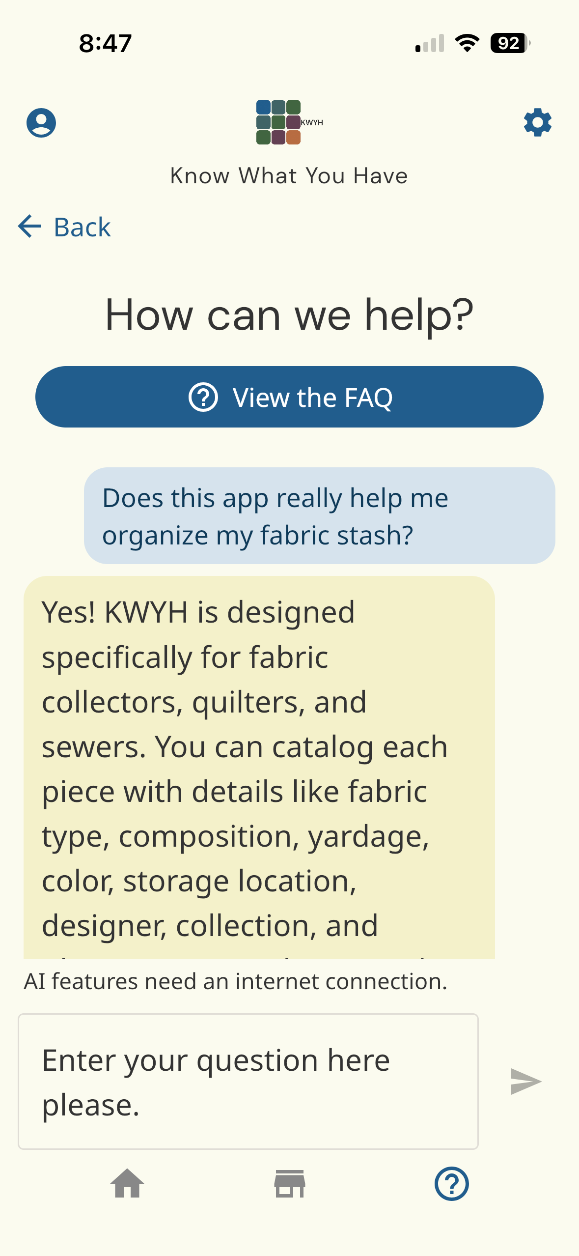 fabric screenshot